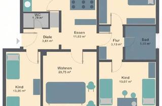 Wohnung kaufen in 94315 Straubing, Straubing - 4,5-Zimmer Eigentumswohnung am Westpark