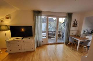 Wohnung mieten in Bessenbacher Weg 96, 63739 Aschaffenburg, Vollmöblierte 1-Zimmer-Dachgeschosswohnung mit EBK und Balkon