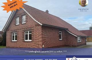 Haus mieten in 26810 Westoverledingen, Westoverledingen - ***Umfangreich sanierte DHH zu sofort zu mieten***