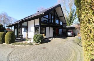 Villa kaufen in 27612 Loxstedt, Exklusives, idyllisches Architektenhaus in besonderer Bauweise, Traumgarten und 80 qm Garagenanlage