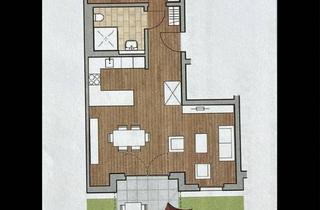 Wohnung kaufen in 79183 Waldkirch, Waldkirch - Kapitalanlage: vermietete 2 -Zi.EG Whg 72m2 m. Garten 48m2 in EM