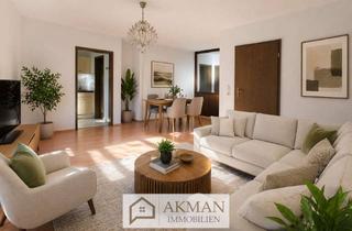 Wohnung kaufen in 63741 Damm, Schöne vermietet 4-Zimmer-Wohnung mit eigenem Garten in guter Wohnlage inkl. Tiefgaragen-Stellplatz