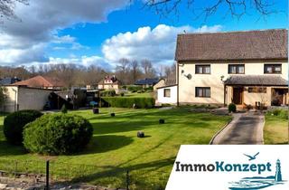 Haus kaufen in 17129 Tutow, DHH, ca. 135m² Wfl., 1124m² Grdst., Keller, Nebengelass & Garage für die Familie in Tutow!