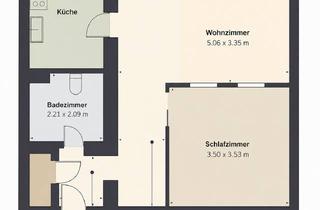 Wohnung kaufen in 63543 Neuberg, Helle 2-Zimmer-Wohnung mit Balkon, Einbauküche & Garage in Neuberg