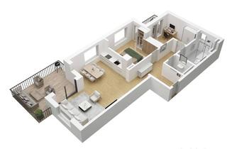 Wohnung mieten in Talheimer Straße 66, 74223 Flein, 3,5 Zimmer Wohnung in Flein , Einbauküche , Tageslichtbad, XXL Balkon , Erstbezug ab sofort !