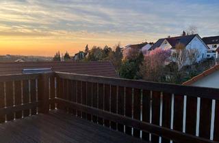 Wohnung mieten in Kirchberg 15, 71554 Weissach, Charmante, möblierte Dachgeschosswohnung mit Balkon & Blick – Wohnen über den Dächern von Weissach