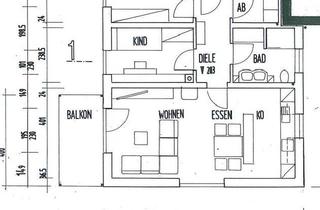 Wohnung mieten in Stiftsstrasse, 84307 Eggenfelden, 3-Zimmer Wohnung mit Balkon und Garage in Eggenfelden