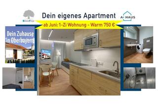 Wohnung mieten in Fuchsbergstr. 7 c, 83104 Tuntenhausen, Ihr eigenes 1-Zi-Apartment: modern, ruhig, komfortabel & möbliert