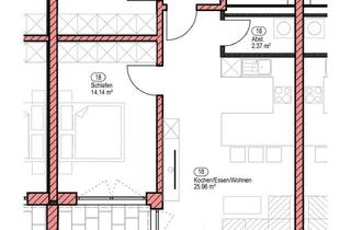 Wohnung mieten in Sachinger Gärten 10, 94469 Deggendorf, Moderne 3-Zimmer-Wohnung mit Balkon im 3. OG in Deggendorf