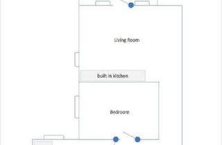 Wohnung mieten in Stresemannallee 57, 60596 Sachsenhausen, Moderne 2 Zimmer Wohnung mit sonnigem Balkon – ideal für Nachmieter Möbelübernahme bevorzugt
