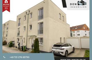 Haus kaufen in 76287 Rheinstetten, Moderne Neubau-DHH (Bj. 2017) mit Garten, Dachterrasse & Garage – KfW 70, Wärmepumpe, ca. 150 m²