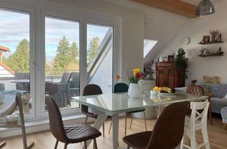 Loft kaufen in 81249 München, Wohnen wie im Loft: 3-Zimmer-Neubaukomfort mit 3,20 m Deckenhöhe & sonniger Dachterrasse