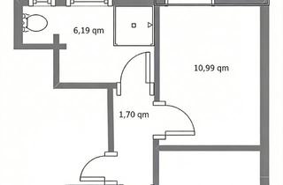 Wohnung kaufen in 23556 St. Lorenz Nord, Charmante 2-Zimmer-Altbauwohnung mit Terrasse in zentraler, ruhiger Lage von St. Lorenz Nord