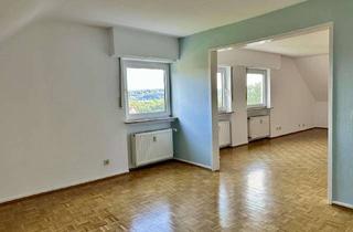 Wohnung mieten in 66117 Saarbrücken, Gedämmte, helle Dachgeschosswohnung, 3 Zimmer + Arbeitszimmer mit Panoramablick auf der Bellevue