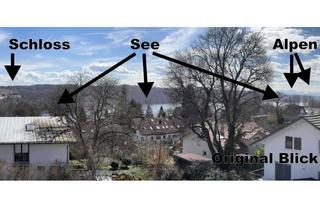 Grundstück zu kaufen in Alte Hauptstraße 17, 82229 Seefeld, Seeblick, Blick auf Schloss und in die Alpen: Grundstück mit großem Bau-Vorbescheid (von Privat)