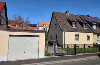 Doppelhaushälfte kaufen in 97502 Euerbach, Euerbach - gepflegtes Siedlungshäuschen mit Garten und schönem Grundstück