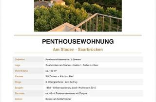 Penthouse kaufen in 66111 Saarbrücken, Saarbrücken - Maisonette-Whg. am Staden Saarbrücken