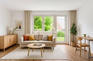 Wohnung kaufen in 32427 Minden, Charmante 3-Zimmer-Obergeschosswohnung mit Balkon, Gartenblick und Garage