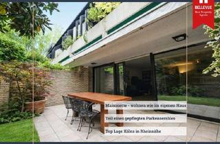 Wohnung kaufen in 50968 Marienburg, Maisonette mit Hauscharakter || Ruhig, diskret mit viel Grün umgeben