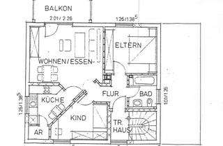 Wohnung mieten in Aulergasse 17, 55496 Argenthal, Gepflegte 3‑Zimmer, Küche, Bad-Wohnung mit Balkon im 2. OG in Argenthal