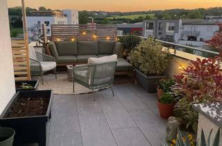 Penthouse mieten in Ursulastr. 128a, 50354 Hürth, wunderschöne Penthouse Wohnung mit großer Dachterrasse und Tiefgaragesnstellplätzen