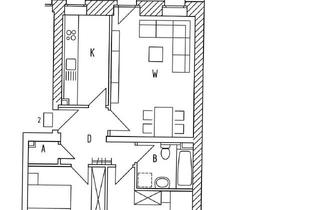 Wohnung mieten in 09111 Zentrum, Chemnitz-Zentrum | Helle 3-Zimmer-Wohnung mit Terrasse & Gartennutzung