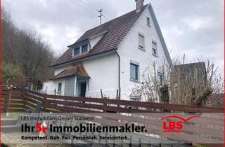 Einfamilienhaus kaufen in 72461 Albstadt, Solides Einfamilienhaus in Randlage mit Hobbyraum und Garage + geschützter Garten