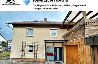 Haus kaufen in 71296 Heimsheim, FAMILIENTRAUM - Gepflegtes EFH mit Garten, Balkon, Pergola und Garagen in Heimsheim
