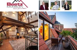 Loft kaufen in 68239 Seckenheim, Denkmalgeschütztes Raritäten-Loft für Charakterliebhaber – 3 Ebenen, Kamin, historische Balken