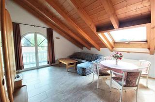 Wohnung mieten in 83233 Bernau, Gemütliche, möblierte, lichtdurchflutete 2-Zimmer-Dachgeschosswohnung mit Balkon und Bergblick.