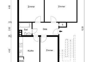 Wohnung mieten in Marburger Tor 3-5, 57072 Siegen, 3ZKB Wohnung, Balkon, Siegen Oberstadt, WG geeignet