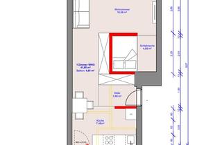 Wohnung mieten in Fürstenbrunner Weg 20, 14059 Charlottenburg, Exklusive Designer-1-Zimmer-Wohnung mit Schlafnische, Loggia & High-End-Ausstattung – Erstbezug