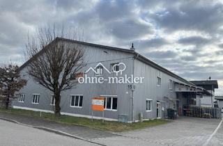 Büro zu mieten in 82538 Geretsried, Halle mit 300 m² und 6,50 m lichter Höhe, Vollwärmeschutz