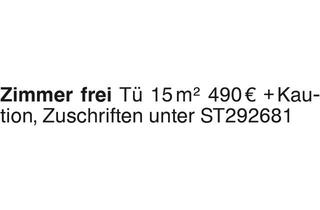 Wohnung mieten in 72072 Tübingen, Zimmer frei