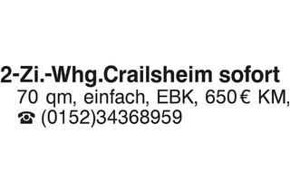 Wohnung mieten in 74564 Crailsheim, 2