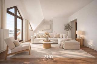 Wohnung kaufen in 63128 Dietzenbach, Dietzenbach - WOHNEN IN DER NEUEN MITTE - Renovierte 2-Zimmer-Dachgeschosswohnung mit Balkon