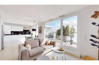 Penthouse kaufen in 60438 Frankfurt, Maisonette im Penthouse-Stil – Wohnen über den Dächern Frankfurts