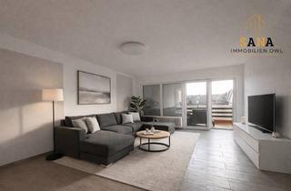 Wohnung kaufen in 33790 Halle, 4-Zimmer-Wohnung mit eigenem Garten im gepflegten 3 Familienhaus