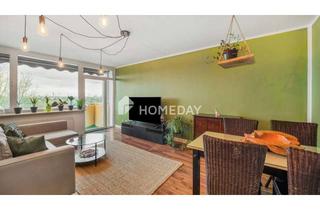 Wohnung kaufen in 51373 Wiesdorf, Helle 2-Zimmer-Wohnung mit Einbauküche und Loggia mit freiem Weitblick in Leverkusen-Wiesdorf