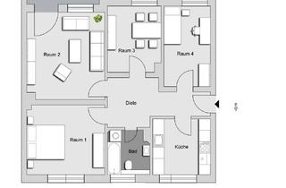 Wohnung mieten in Richard-Strauss-Str. 17, 91052 Erlangen, 4-Zimmer-Wohnung in Erlangen Innenstadt