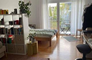 Wohnung mieten in 64285 Darmstadt, Helle 1-Zi.-Whg. mit Wohnküche u. EBK, Südbalkon, schöner Ausblick - befristet max. 3 Jahre