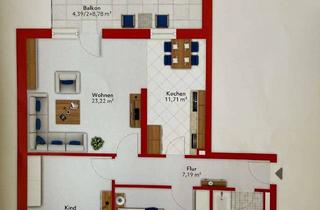 Wohnung mieten in Brandenburger Straße, 27356 Rotenburg, Helle 3-Zimmer Wohnung mit Balkon und Carport in Rotenburg (Wümme)
