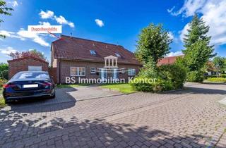 Doppelhaushälfte kaufen in 26524 Hage, Doppelhaushälfte mit Terrasse, PKW-Einstellplatz und Gartenanlage in ruhiger, zentraler Sachgassenen