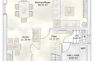 Haus kaufen in 04509 Krostitz, Grundstücks-Preis Krostitz inkl.!! u.a.m. FBHz., L/W-Wärmepumpe, Ton-Dachsteine etc., Grundriss frei