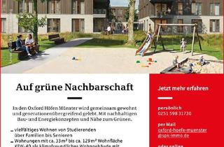 Wohnung kaufen in 48161 Gievenbeck, Vertriebsstart jetzt - Oxford Höfe Münster - Mein Zuhause im Quartier. Wohnungen mit QNG-Standard