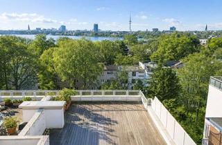 Penthouse kaufen in Hofweg, 22085 Uhlenhorst, Penthouse am Hofweg – Galerie, Alsterblick & außergewöhnliches Entwicklungspotenzial
