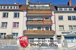 Wohnung mieten in 28215 Findorff-Bürgerweide, Findorff / Teilmöblierte 1-Zimmer-Wohnung mit Balkon