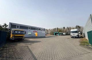 Gewerbeimmobilie mieten in 58708 Menden, Werkstattgebäude mit großzügiger Außenlagerfläche im Gewerbegebiet Hämmer-Riekenbrauck zu vermieten