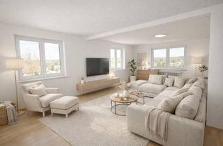 Wohnung kaufen in 88605 Meßkirch, Attraktive 3-4-Zimmer-Wohnung: Frisch renoviert mit Balkon & Stellplatz