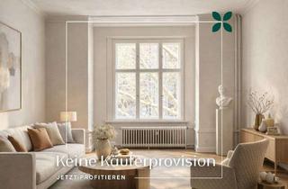Wohnung kaufen in Rankestraße 14, 10789 Charlottenburg, Exklusive 3‑Zimmer‑Altbauwohnung mit Kamin nahe Kurfürstendamm – keine Käuferprovision